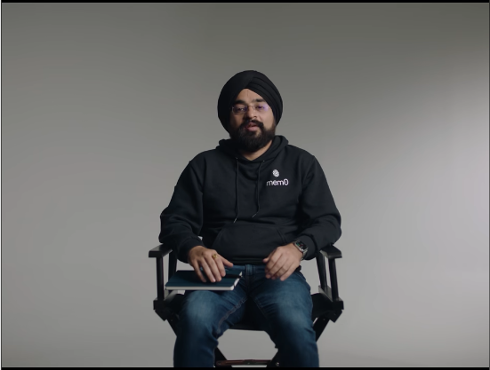 Taranjeet Singh presenting the Mem0 fundraising announcement